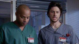 Donald Faison and Zach Braff on Scrubs